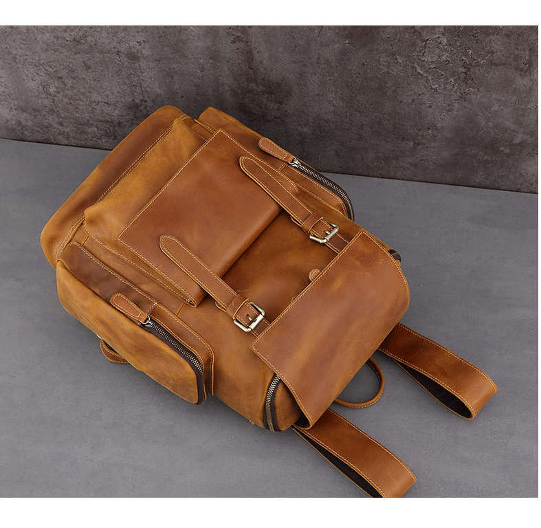 Leonardo backpack - Genuine cow leather Code 002