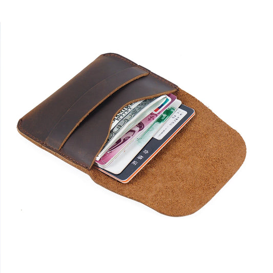 Genuine leather Leonardo men's wallet - Holds credit cards and money