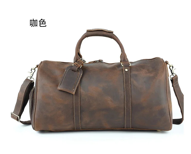 Leonardo travel bag - High quality cow leather