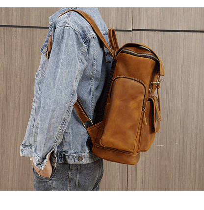 Leonardo backpack - Genuine cow leather Code 002