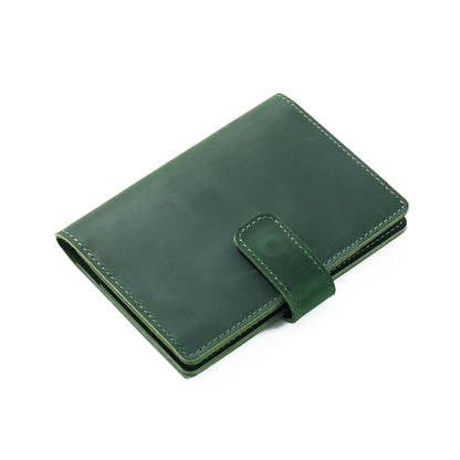 Classic cowhide wallet, card compartment, cash compartment, passport compartment