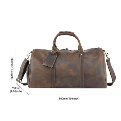 Leonardo travel bag - High quality cow leather