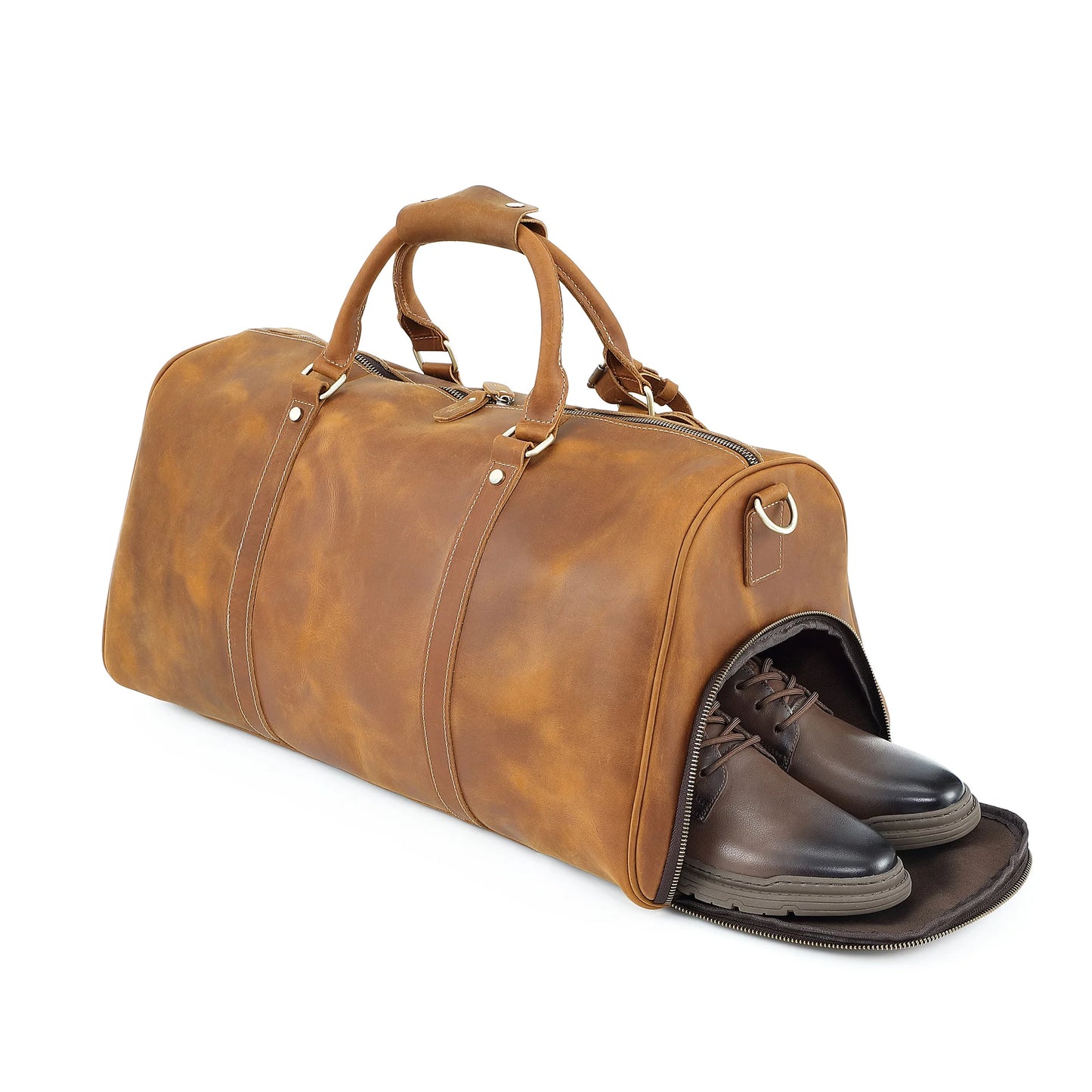 Leonardo travel bag - High quality cow leather