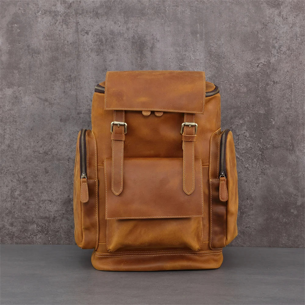 Leonardo backpack - Genuine cow leather Code 002