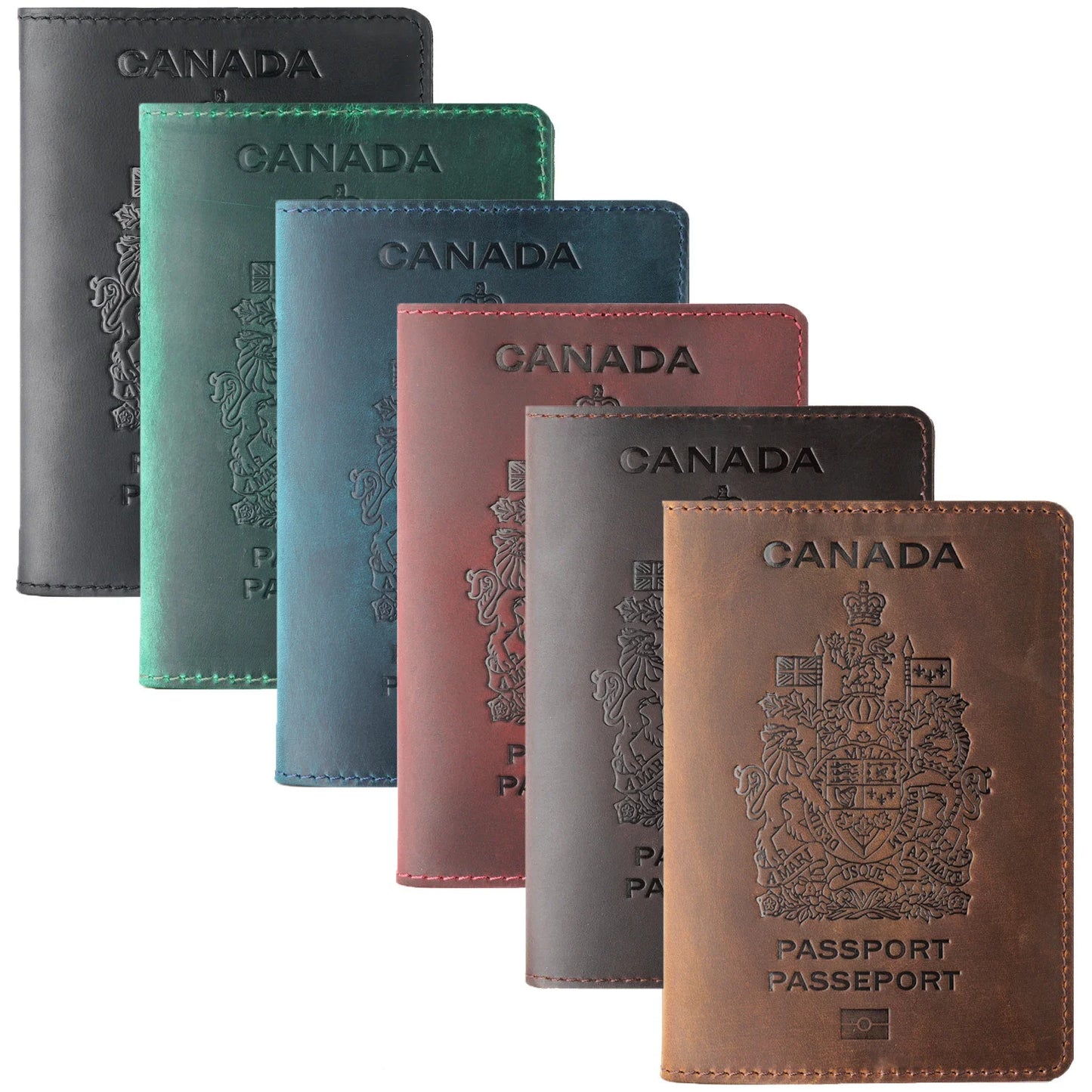 Genuine Leather Canada Passport