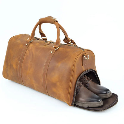 Leonardo travel bag - High quality cow leather