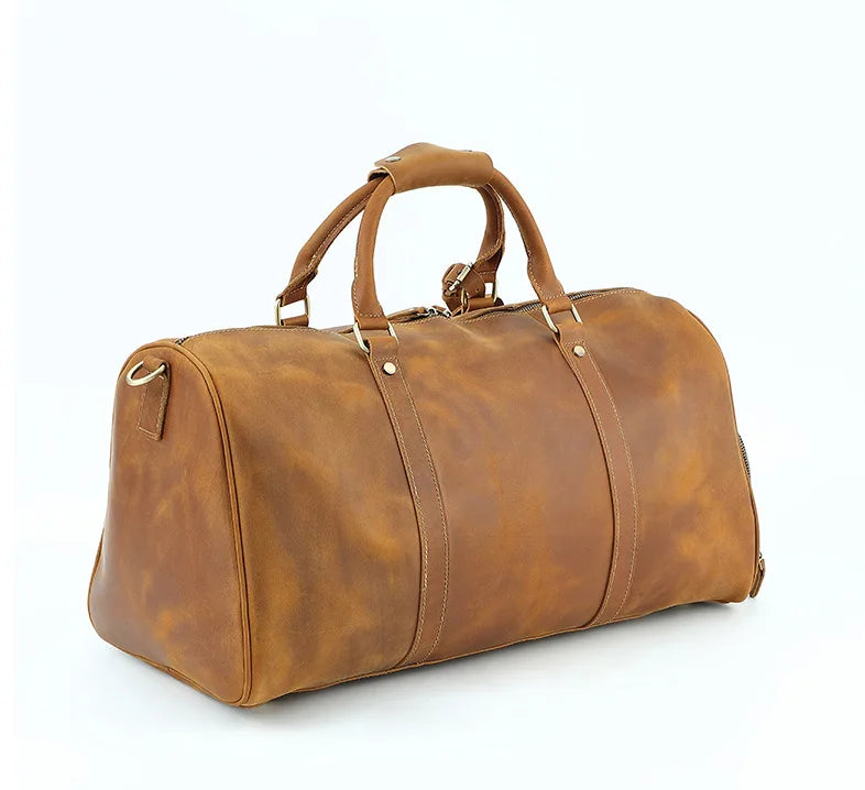 Leonardo travel bag - High quality cow leather