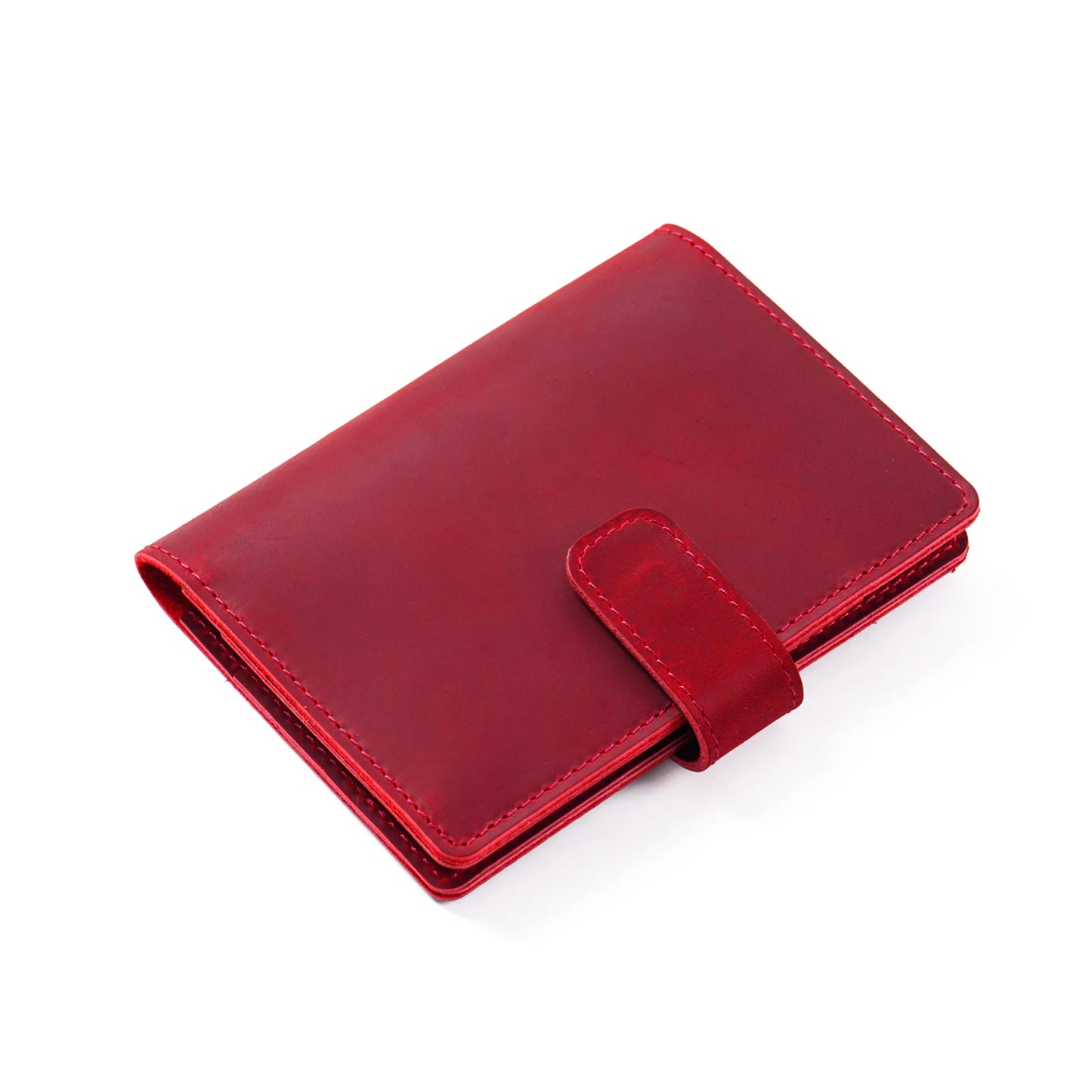 Classic cowhide wallet, card compartment, cash compartment, passport compartment