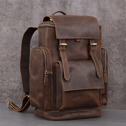 Leonardo backpack - Genuine cow leather Code 002