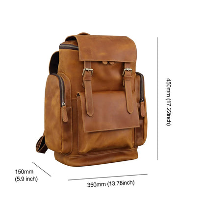 Leonardo backpack - Genuine cow leather Code 002