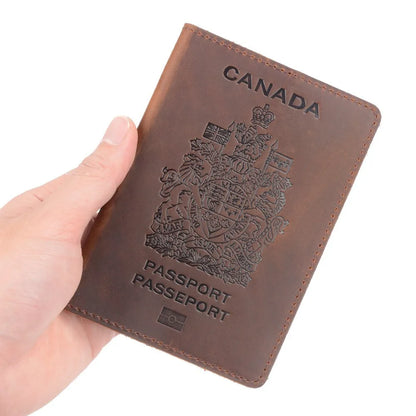 Genuine Leather Canada Passport