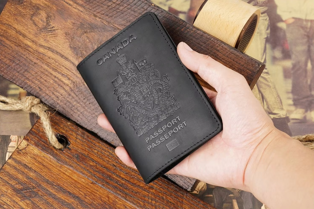 Genuine Leather Canada Passport