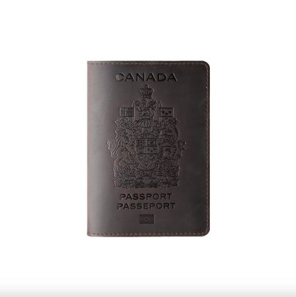 Genuine Leather Canada Passport